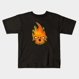 Flame Skull Kids T-Shirt